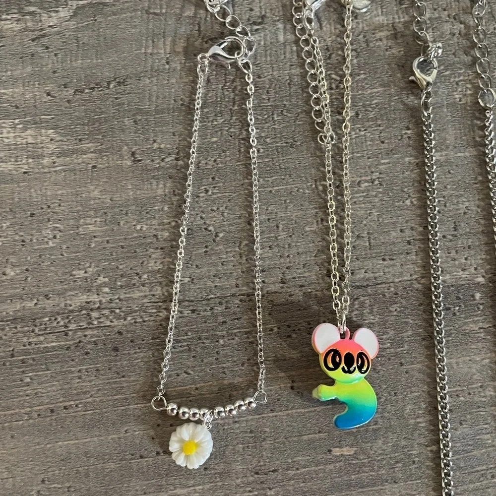 Little Girls Watch Bracelets Necklaces Bundle Fashion Jewelry Nickle Free